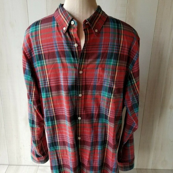 Dockers Other - Dockers Plaid Shirt Red and Green Casual Career
